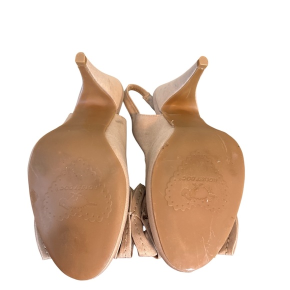 Rocket Dog Women's Beige open toe, sling back heels. - Picture 4 of 5